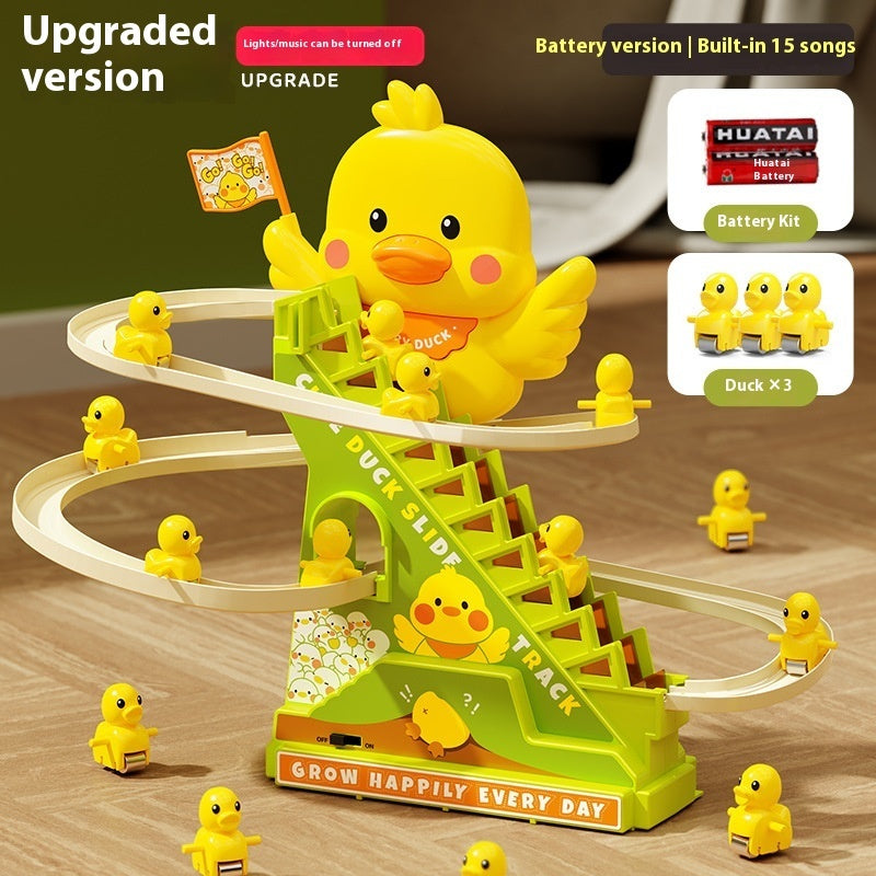 Cheering Duck Automatic Stair Climbing Children's Assembled Electric Track